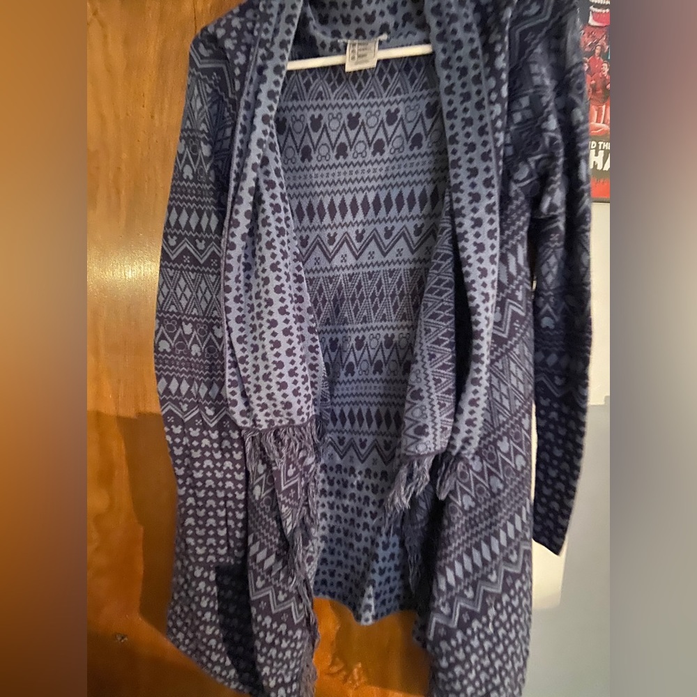 Authentic Disney Parks Mickey Blue Cardigan M/L